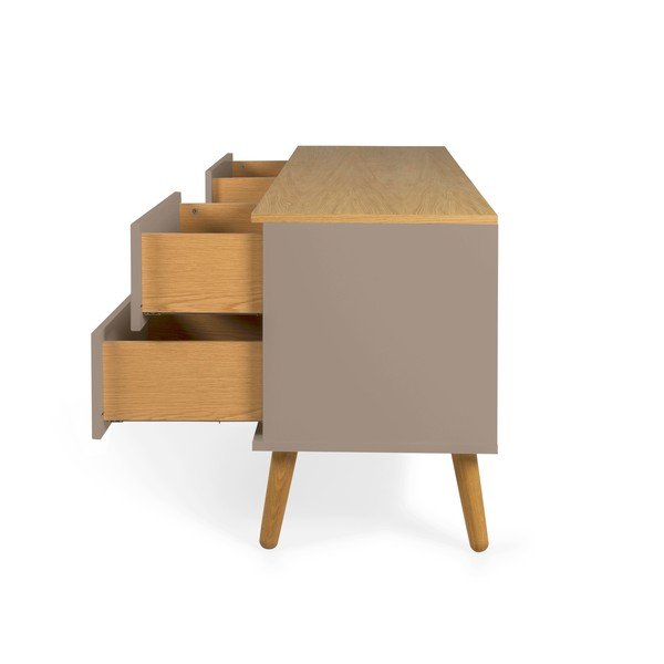 Hnedý TV stolík Tenzo Dot, 162 x 60 cm-image-3