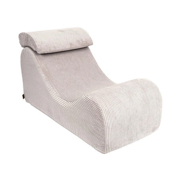Krémovobiele menčestrové detské kresielko Wave – Meowbaby-image-2