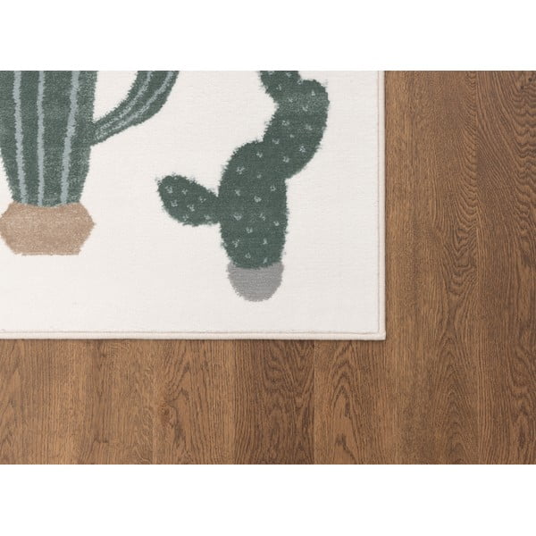 Zelený/slonovinový detský koberec 80x150 cm Cacto Malachite – FD-image-3