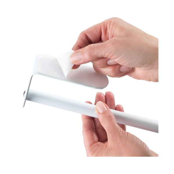 Biely nástenný držiak na kuchynské utierky Wenko Nio-image-4