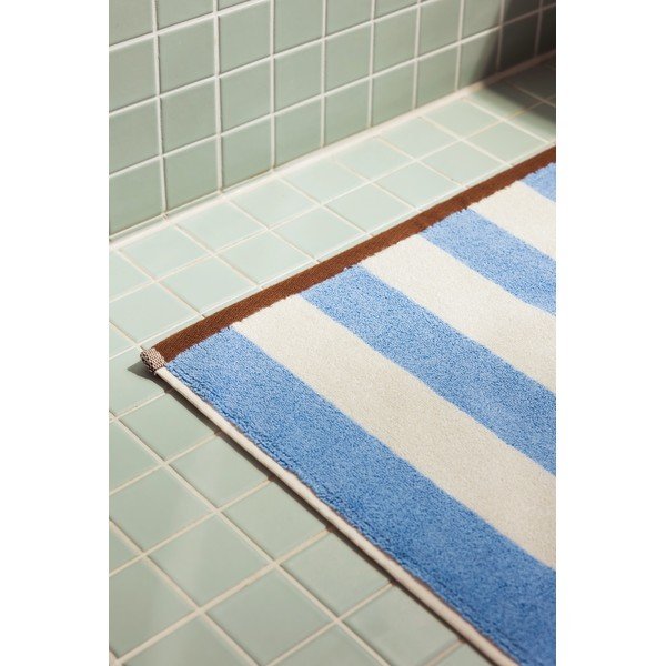 Modrá textilná kúpeľňová predložka 50x80 cm Gobo – noo.ma-image-3