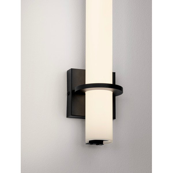 Biele/matne čierne oceľové LED nástenné svietidlo Luca – Nova Luce-image-3