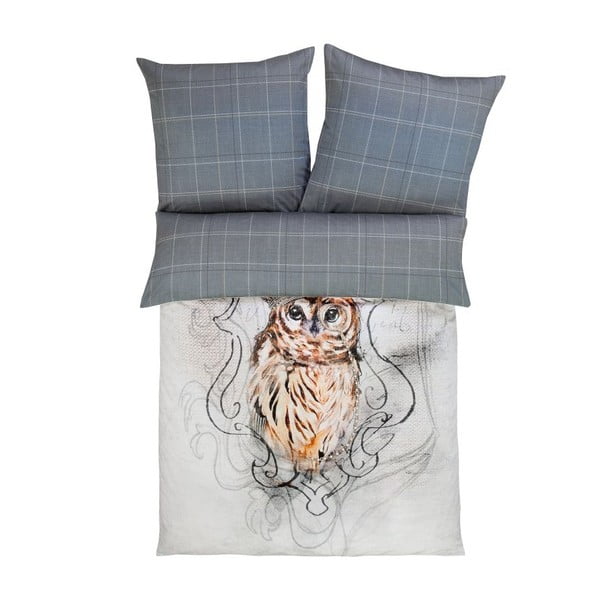 Obliečky Zeitgest Satin Owl, 140x200 cm