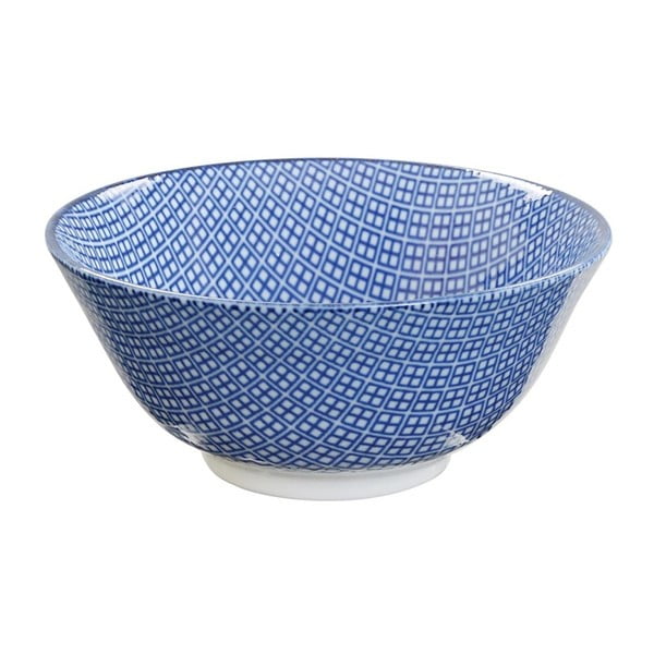 Modrá porcelánová miska Tokyo Design Studio Square, ⌀ 15,2 cm
