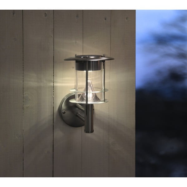 Vonkajšie svetlo Solar Enerfy Wall Lantern Steel-image-1