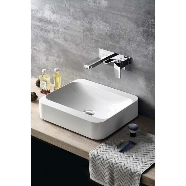 Podomietková umývadlová batéria v lesklej striebornej farbe (1 výstup) Latus – Sapho-image-1