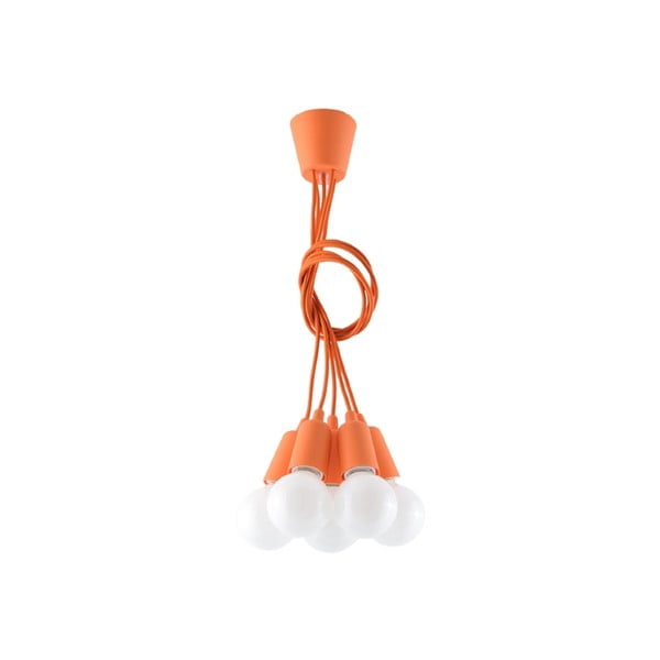 Oranžové závesné svietidlo ø 25 cm Rene – Nice Lamps
