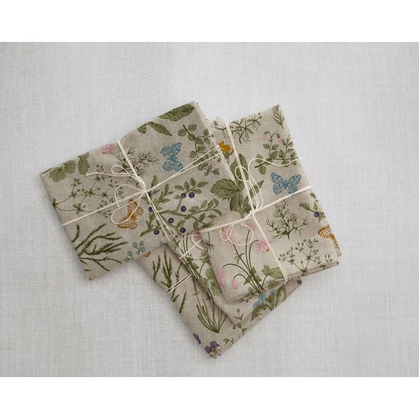 Textilné obrúsky v súprave 4 ks Botanical – Surdic-image-1