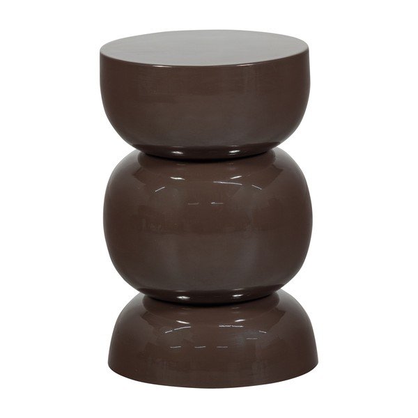 Kovový okrúhly odkladací stolík ø 30 cm Breno – WOOOD