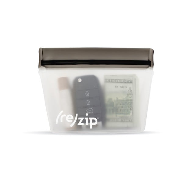 Súprava 3 sivých desiatových vrecúšok (re)zips Essential-image-3