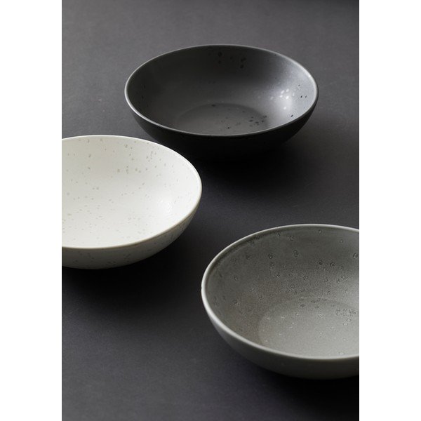 Krémovobiela kameninová misa na cestoviny Bitz Basics Matte Cream, ⌀ 20 cm-image-3