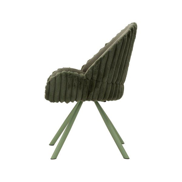 Zelená čalúnená jedálenské kreslá v súprave 2 ks s podrúčkami Stockholm – Mauro Ferretti-image-4