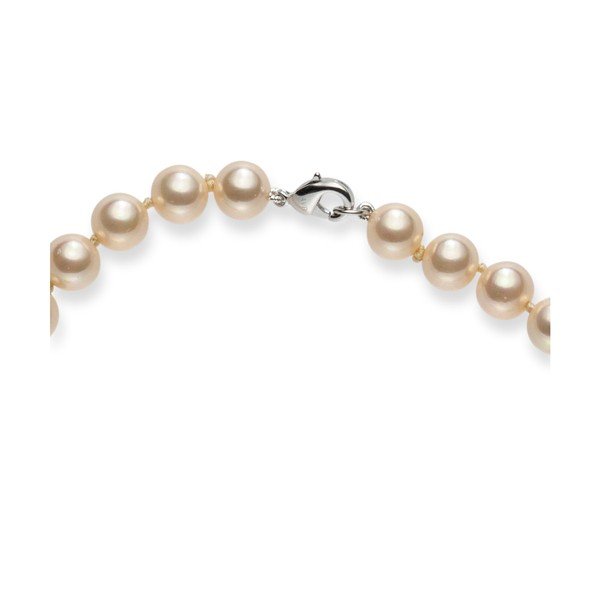 Svetložltý perlový náhrdelník Pearls Of London Mystic, dĺžka 50 cm-image-2