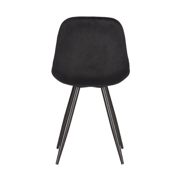 Čierne zamatové jedálenské stoličky v súprave 2 ks Capri – LABEL51-image-4