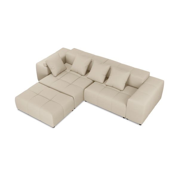 Béžová rohová pohovka (variabilná) Rome - Cosmopolitan Design-image-3