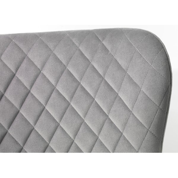 Svetlosivé zamatové kreslo Ottowa – Unique Furniture-image-1