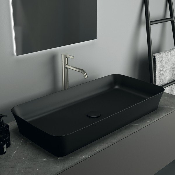 Matne čierna umývadlová výpust ø 7 cm Ipalyss – Ideal Standard-image-1