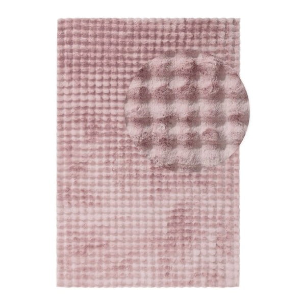 Ružový umývateľný koberec 120x170 cm Bubble Pink – Mila Home