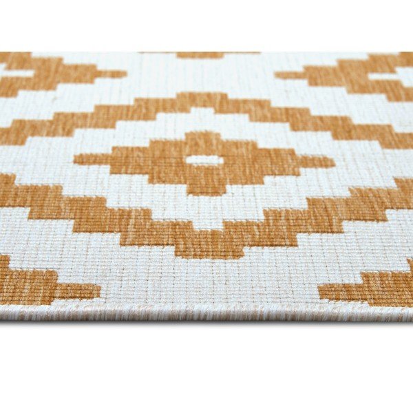 Okrovožlto-biely vonkajší koberec 200x290 cm Malta – NORTHRUGS-image-3