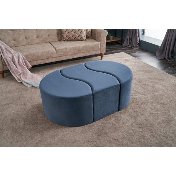 Svetlomodrý taburet Alya – Artie-image-3