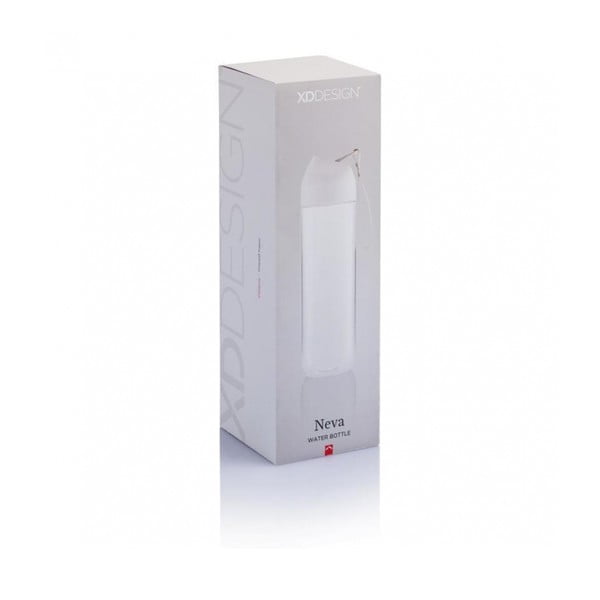 Sivo-biela fľaša na vodu XD Design Neva, 450 ml-image-4