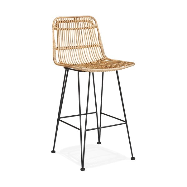 Prírodná barová stolička Kokoon Liano Mini, výška sedenia 65 cm