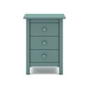 Detský nočný stolík z borovicového dreva v petrolejovomodrej farbe Max - Marckeric