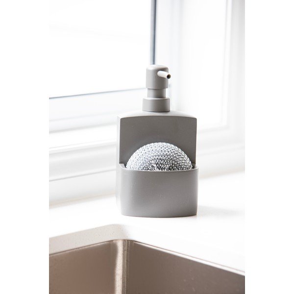 Šalviový zelený dávkovač mydla z polyresínu 250 ml Essentials – Ladelle-image-1