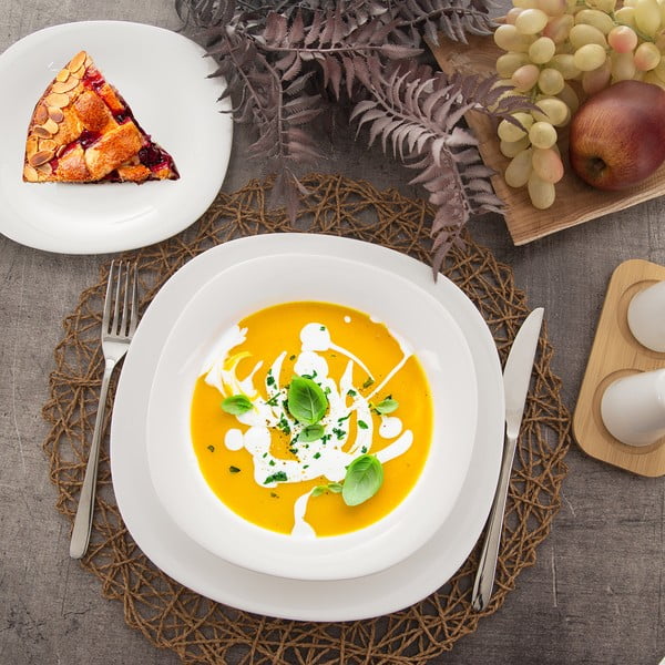 Sklenená jedálenská súprava 18 ks LUNA – Orion-image-1