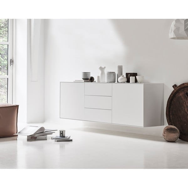 Biela nízka komoda 180x59 cm Edge by Hammel - Hammel Furniture-image-1