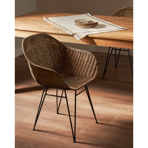 Jedálenská stolička v prírodnej farbe Chart – Kave Home-image-1