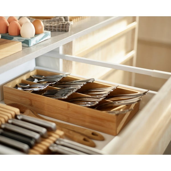 Bambusový príborník do zásuvky v prírodnej farbe 17,5 x 38 cm DrawerStore – Joseph Joseph-image-4