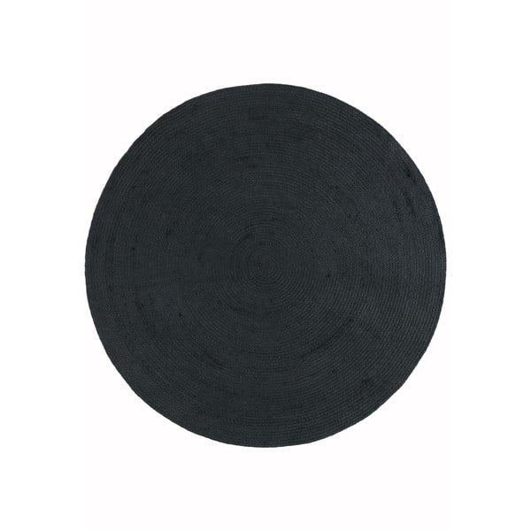 Čierny koberec Asiatic Carpets Nico, ø 200 cm