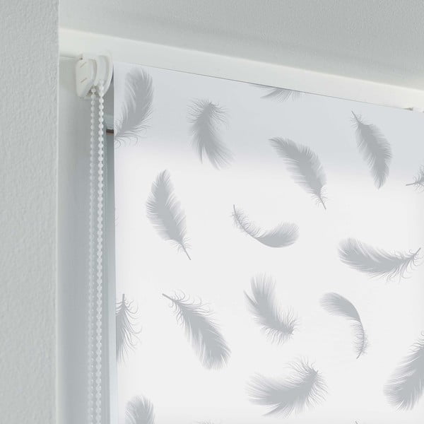 Biela textilná roleta 60x90 cm Envolea – douceur d'intérieur-image-1