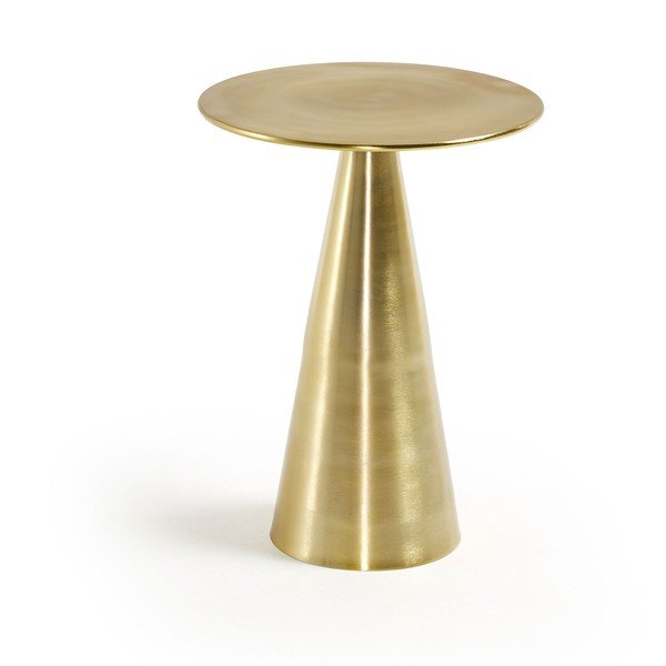 Hliníkový okrúhly odkladací stolík ø 39 cm Rhet – Kave Home