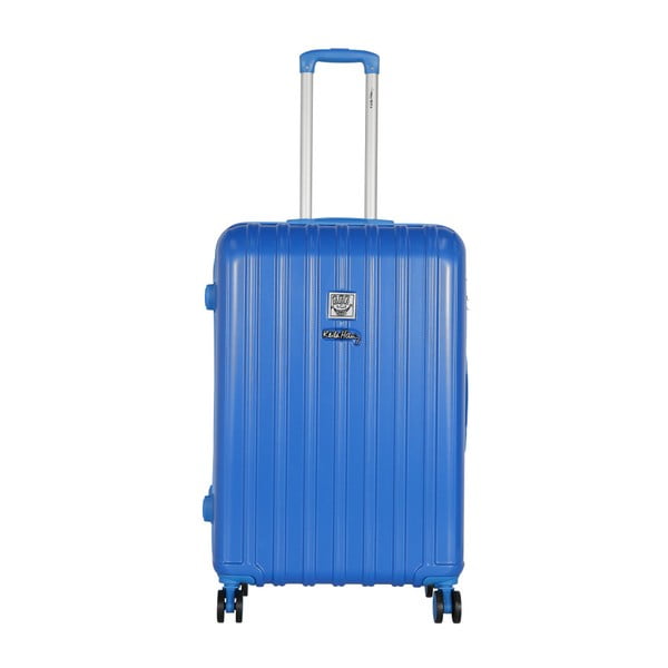 Modrý cestovný kufor LULU CASTAGNETTE Edge, 107 l
