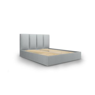 Svetlosivá dvojlôžková posteľ Mazzini Beds Juniper, 160 x 200 cm