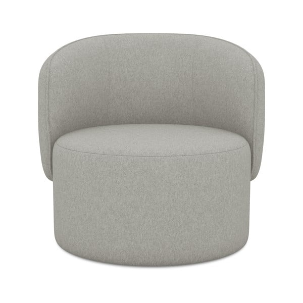 Svetlosivé kreslo Ipo – Makamii-image-1