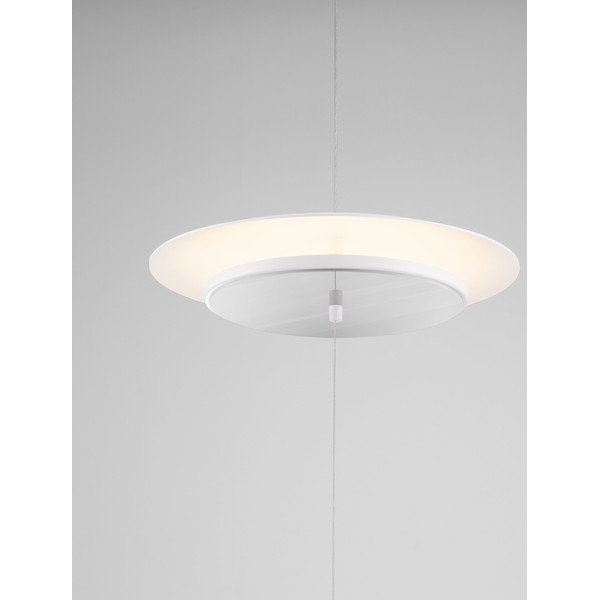 Matne biela hliníková LED stojacia lampa so stmievačom (výška  330 cm) Olos – Nova Luce-image-2