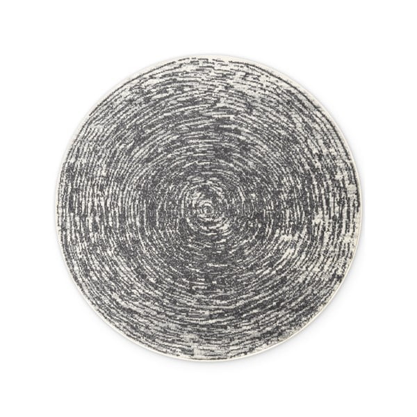 Sivo-krémový okrúhly koberec ø 120 cm Gloria Cavallo – Hanse Home