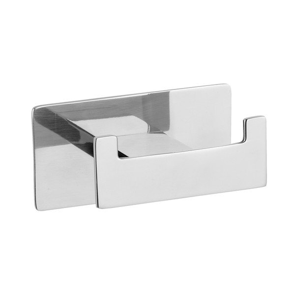 V lesklej striebornej farbe samodržiaci háčik z nehrdzavejúcej ocele Genova – Wenko-image-2