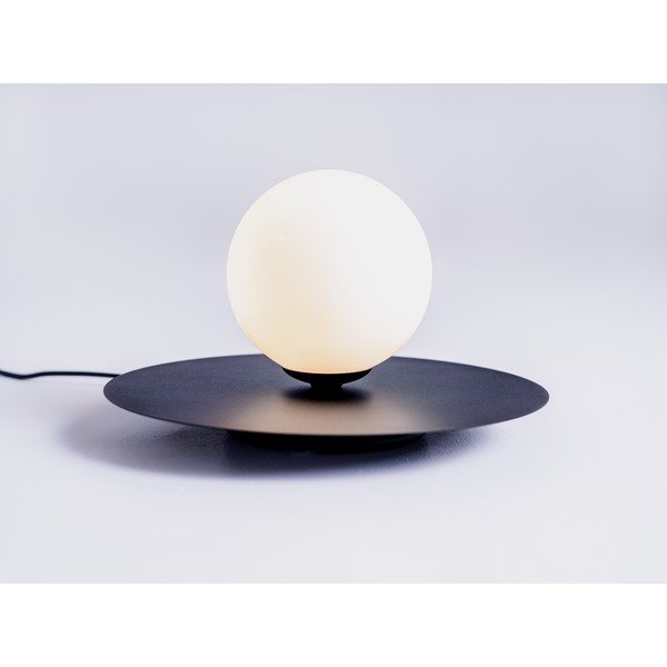 Čierna stolová lampa so skleneným tienidlom (výška 17 cm) Skiva Ball – CustomForm-image-4