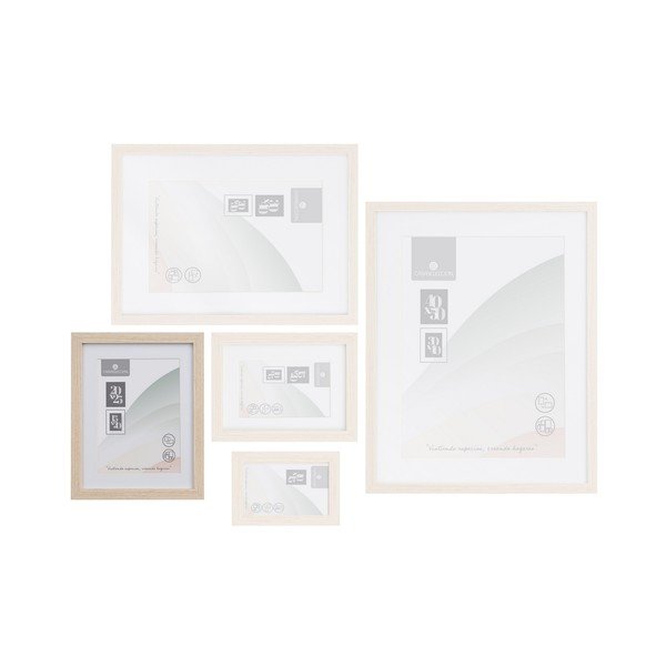 Stojací/na stenu rámček v prírodnej farbe 22,5x28 cm Sencillo – Casa Selección-image-1