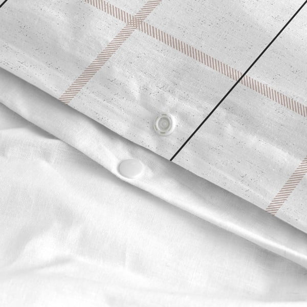 Bavlnená obliečka na perinu Blanc Tartan, 200 x 200 cm-image-4