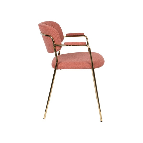 Ružové jedálenské stoličky v súprave 2 ks Jolien – White Label-image-3