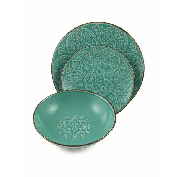 18-dielna sada farebného riadu z kameniny Villa d'Este Baku-image-1