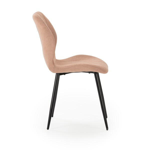 Jedálenská stolička v lososovej farbe v súprave 4 ks Milu – Marckeric-image-3