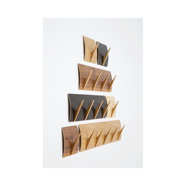 Nástenný vešiak z masívneho dreva Woodman Rack Naki Walnut Large-image-1