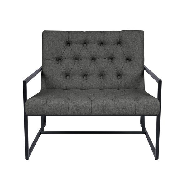 Tmavosivé kreslo Mazzini Sofas Aster-image-2