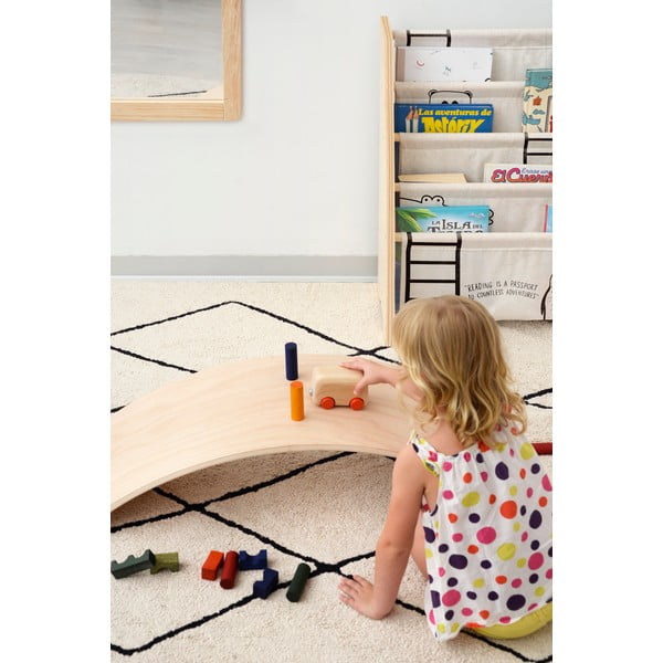 Béžová látková detská knižnica 60x70 cm Animals - Folkifreckles-image-3